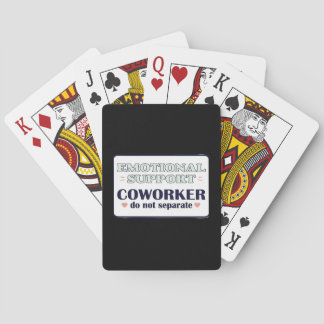 Emotional Help Coworker Work Bestie Employment Emp Playing Cards