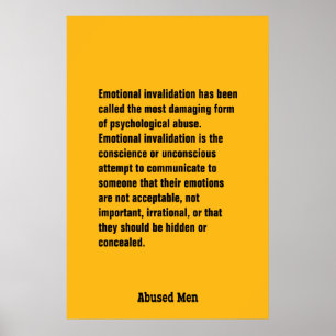 Emotional Invalidation Has Been Called … Poster