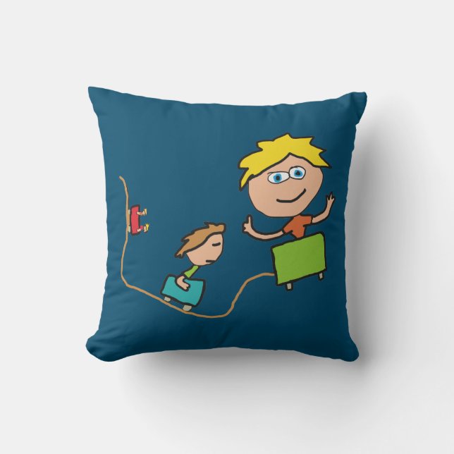 Emotional Roller Coaster Cushion (Front)