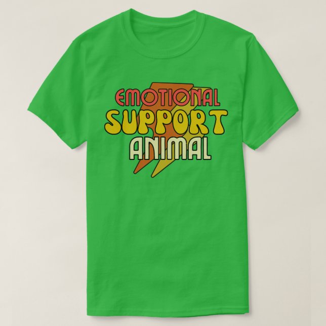 Emotional support animal1 T-Shirt (Design Front)