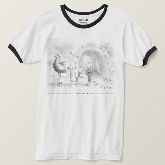 Emotional Support Animal T-Shirt (Design Front)