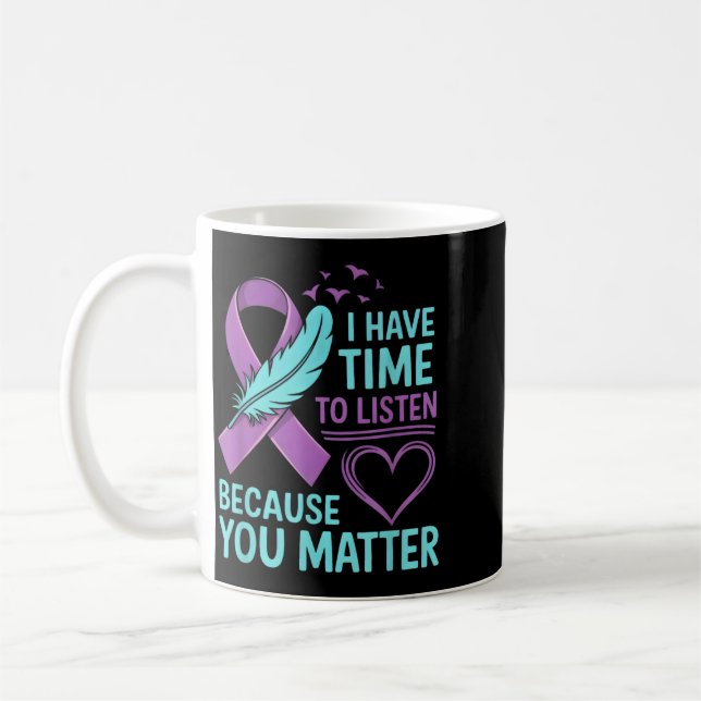 Emotional Support Awareness Coffee Mug (Left)