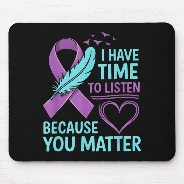 Emotional Support Awareness Mouse Pad (Front)