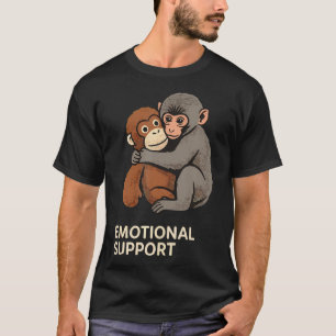 Emotional Support Baby Monkey T-Shirt