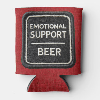 Emotional Support Beer - Beer Can Thermal Sleeve Cooler