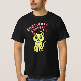 Emotional Support Cat Cute Comfort Illustration De T-Shirt