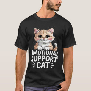 Emotional Support Cat Cute T-Shirt
