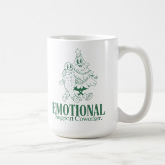 Emotional Support Coworker Funny Christmas Office  Coffee Mug