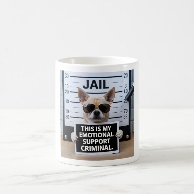 Emotional Support Criminal Coffee Mug (Center)