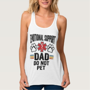Emotional Support Dad Do Not Pet Vintage Shirt Des