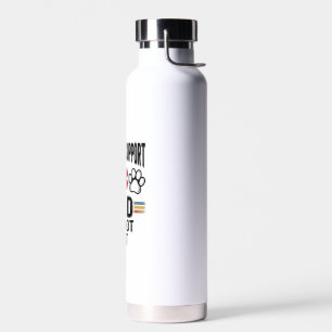 Emotional Support Dad Do Not Pet Vintage Shirt Des Water Bottle