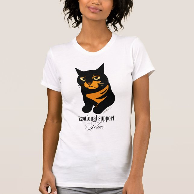 Emotional support feline T-Shirt (Front)