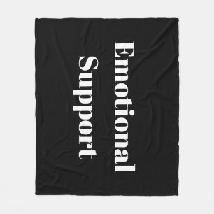 Emotional Support Fleece Blanket