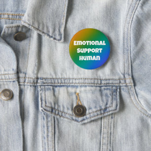 Emotional Support Human Button