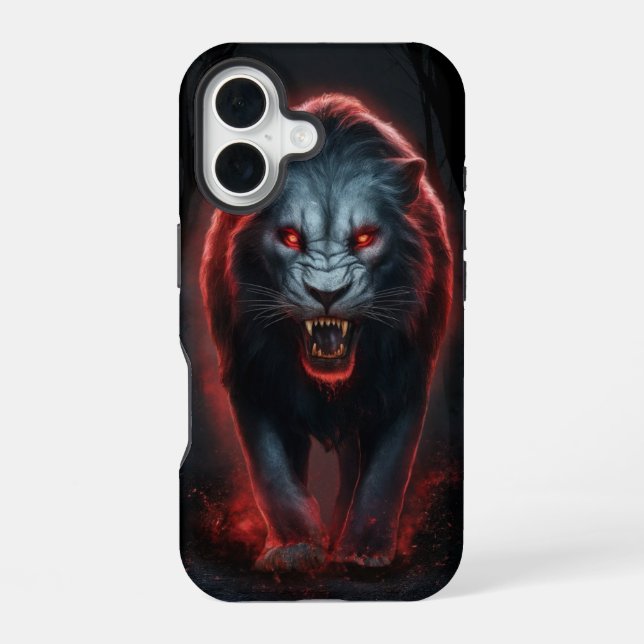 Emotional Support Panther (Do Not Pet) iPhone 16 Case (Back)