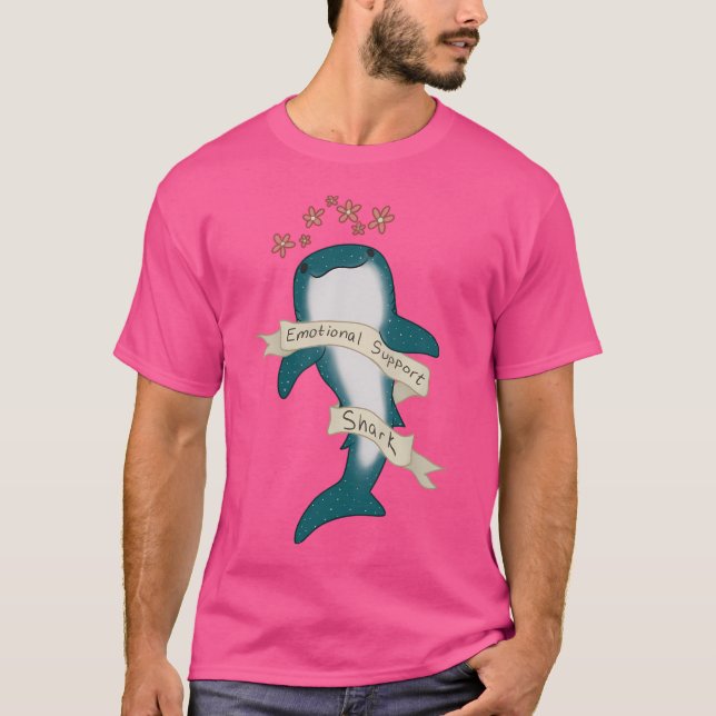 Emotional Support Shark T-Shirt (Front)