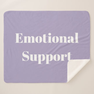 Emotional Support Sherpa Blanket