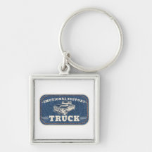 Emotional Support Truck Vintage Patch Design