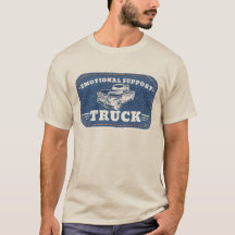 Emotional Support Truck Vintage Patch Design