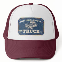 Emotional Support Truck Vintage Patch Design