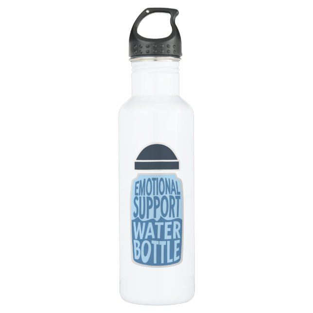 Emotional Support Water Bottle – Funny  (Front)