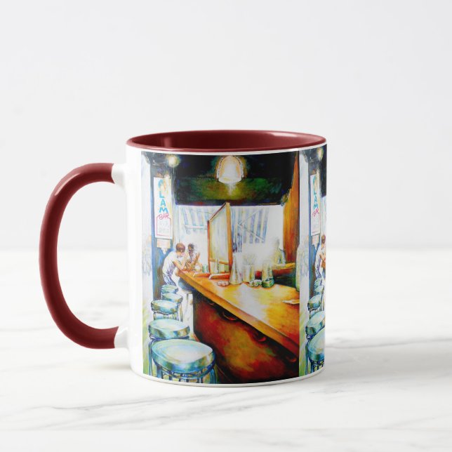 Emotional to Motivate, Logic to Justify Mug (Left)