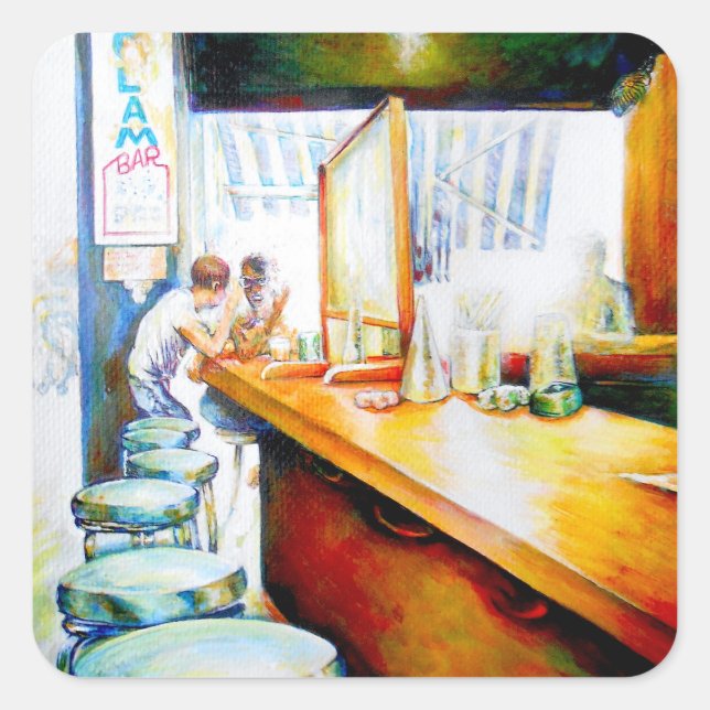 Emotional to Motivate, Logic to Justify Square Sticker (Front)