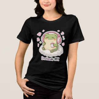 Emotionally AFK Frog Shirt – Cute Gamer Frog 