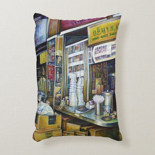 Emotionally Charged Forces of Light, Singapore Decorative Cushion (Front(Vertical))