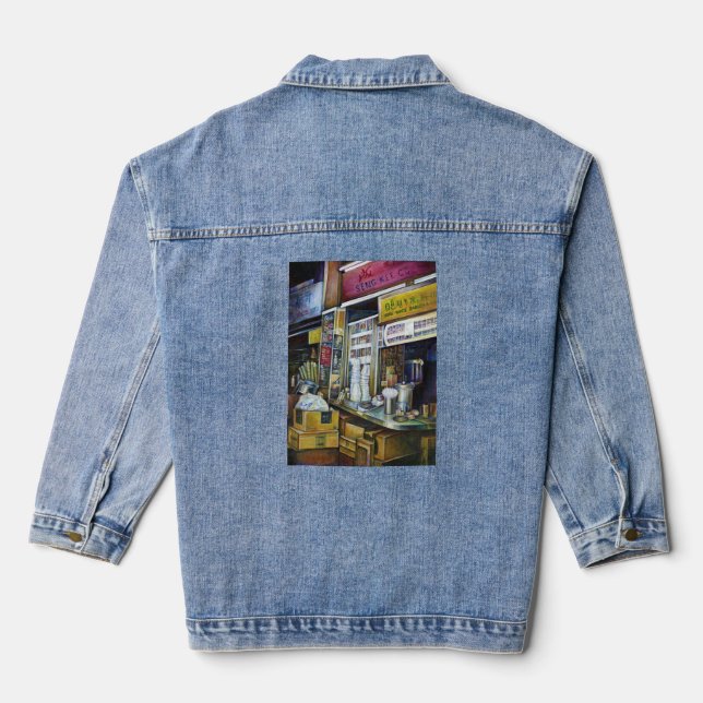 Emotionally Charged Forces of Light, Singapore Denim Jacket (Back)