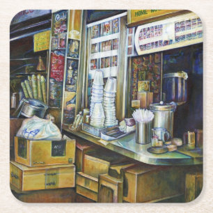 Emotionally Charged Forces of Light, Singapore Square Paper Coaster