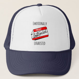 Emotionally Exhausted Trucker Hat