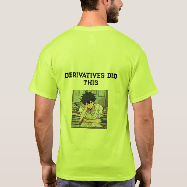 Emotionally Impacted by Calculus | Academic Trauma T-Shirt (Back)