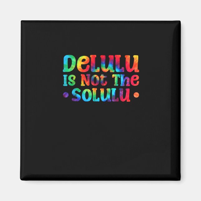 Emotionally Support Deluluu Friends Magnet (Front)