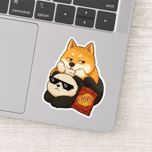 Emotionally Supported By Snacks Sticker (Detail)