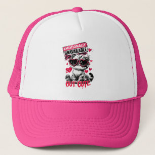 Emotionally trucker hat
