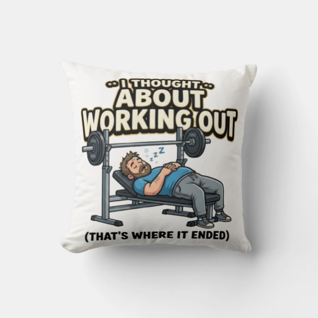 Emotionally Weak Physically Strong Cushion (Front)