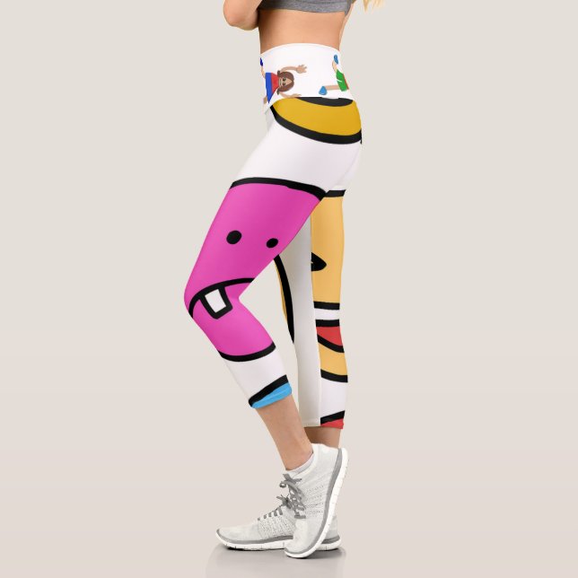 Emotions And Kids  Capri Leggings (Left)