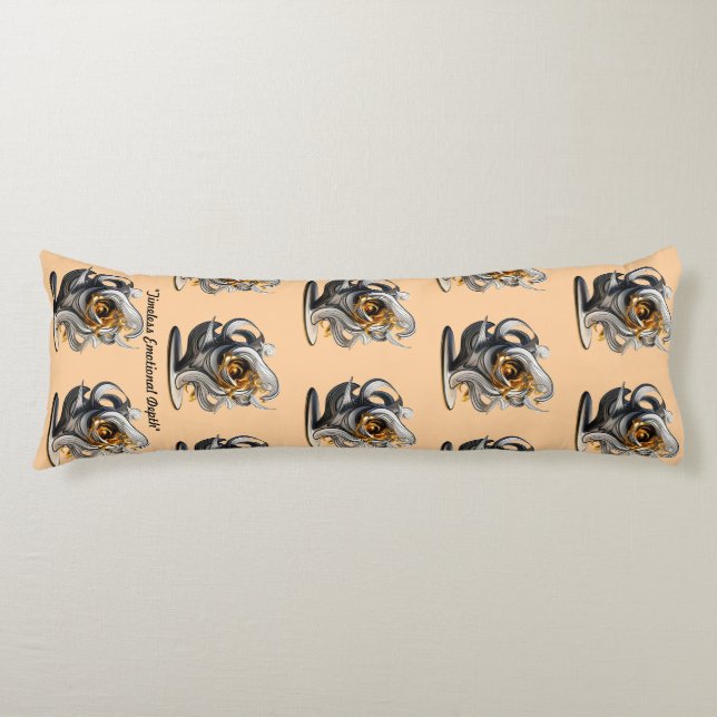 "Emotive Artistic Depth" Body Cushion (Front)