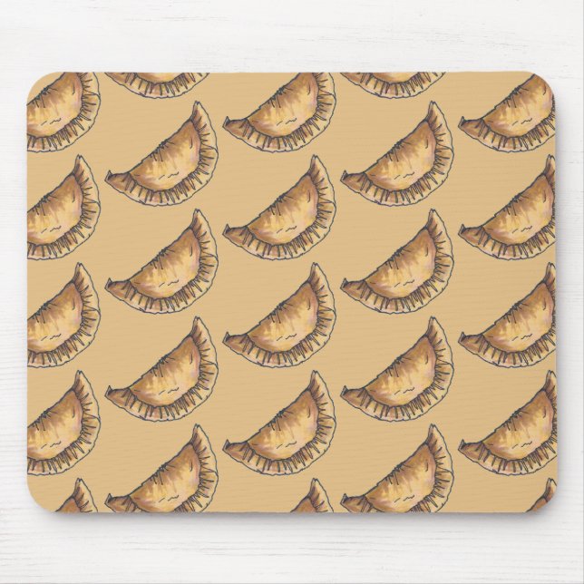 Empanadas Latin South America Fried Pastry Kitchen Mouse Pad (Front)