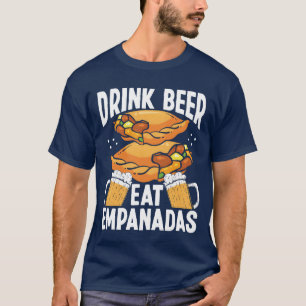 Empanadas Maker Beer Drinking Lover Latin Food boy T-Shirt