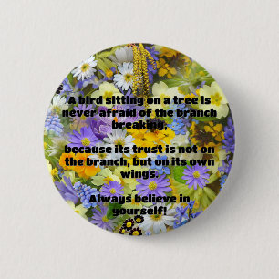 Empath Belief Positive Encouragement Quote 6 Cm Round Badge