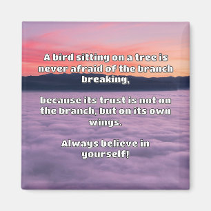 Empath Belief Positive Encouragement Quote Magnet