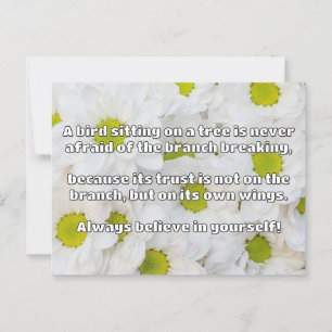 Empath Belief Positive Encouragement Quote Postcard