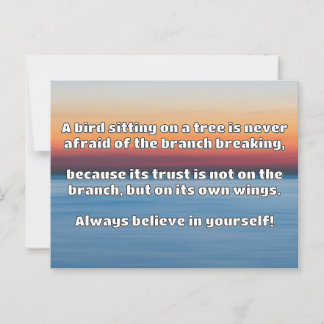Empath Belief Positive Encouragement Quote Postcard