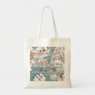 Empath Belief Positive Encouragement Quote  Tote Bag