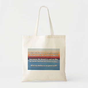 Empath Belief Positive Encouragement Quote  Tote Bag