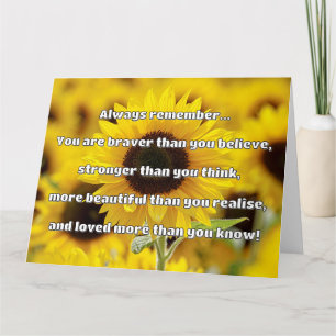 Empath Bravery Positive Encouragement Quote Card