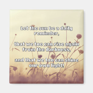 Empath Shine Positive Encouragement Quote Magnet