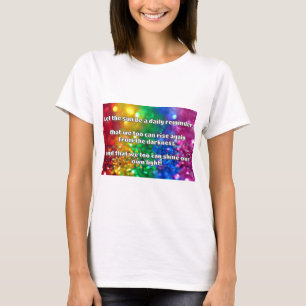 Empath Shine Positive Encouragement Quote T-Shirt